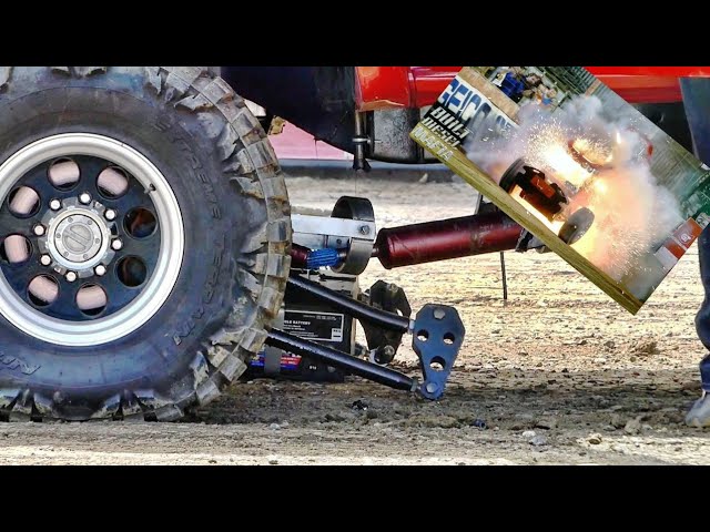 Truck/tractor PULL FAILS, CARNAGE, WILD RIDES!