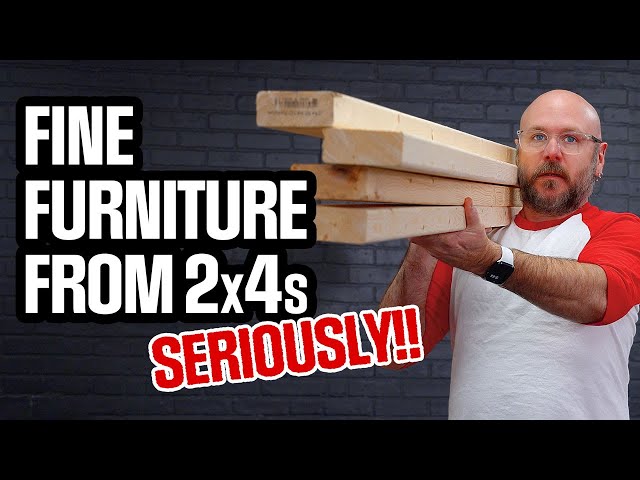 Stunning Fine Furniture from 2x4s! This even blew my mind!