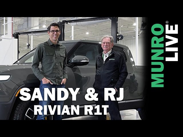 Sandy and Rivian CEO RJ Scaringe talk about the R1T.