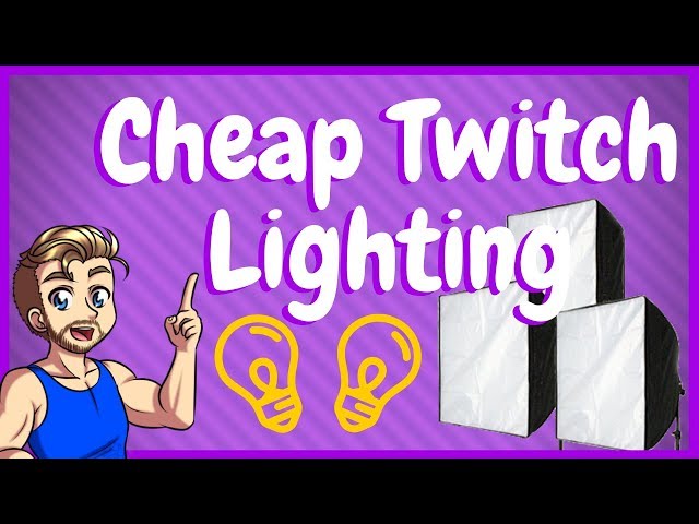 Best Cheap Lighting Kit For Twitch Streaming & Beyond!