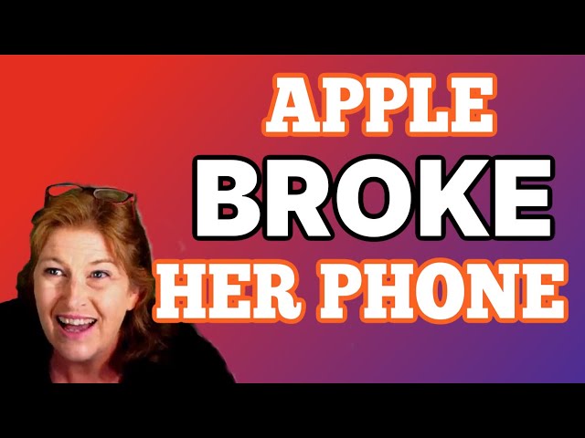 Apple BROKE Megan's Phone.  I lose my mind.