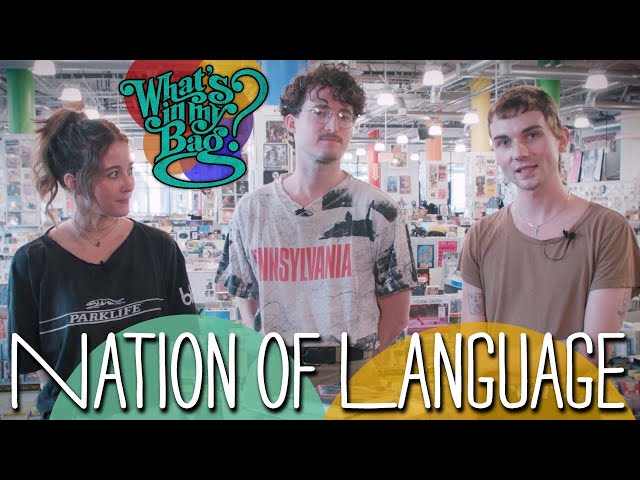 Nation of Language - What's In My Bag?