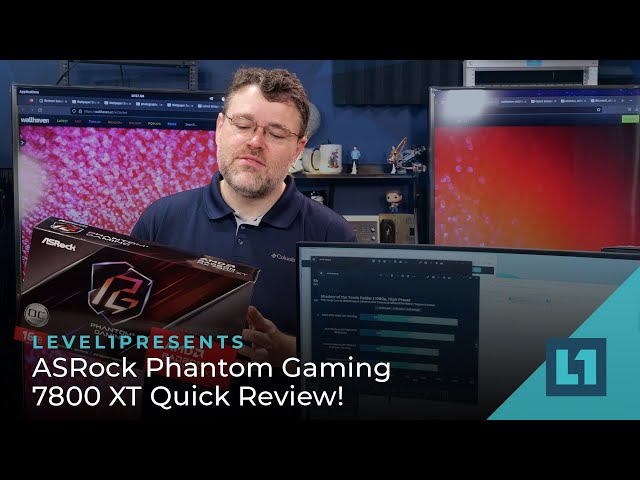 ASRock Phantom Gaming 7800 XT Quick Review