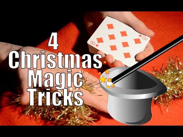 4 Amazing Christmas Magic Tricks - Tutorial