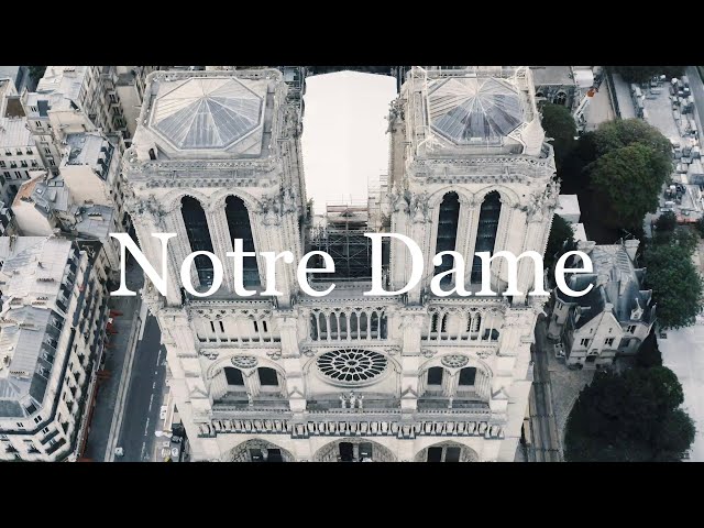 Notre Dame Drone Paris 4k
