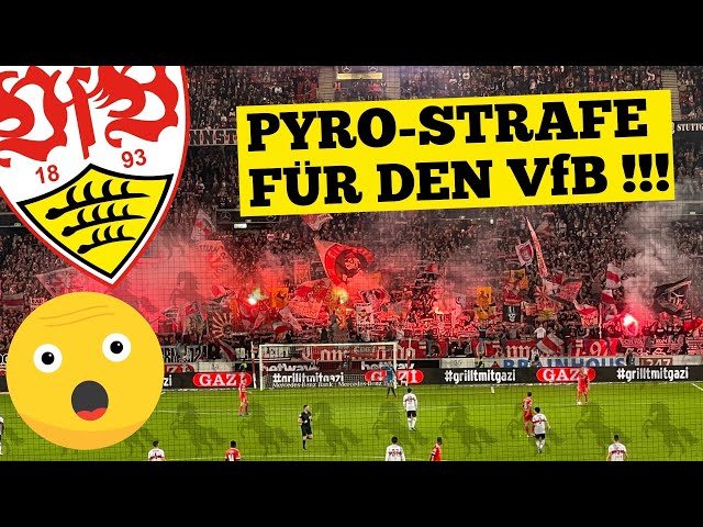 Pyro-Strafe für den VfB Stuttgart!