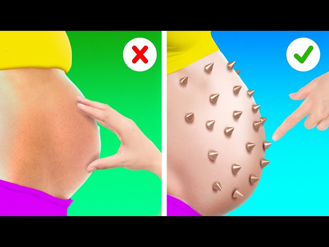 OOOPS! FUNNY SITUATIONS ALL PREGNANT WOMEN FACED || RELATABLE FACTS BY A PLUS SCHOOL