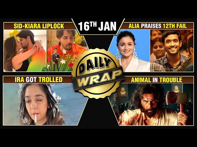 Filmfare 2024 Nominations, Sid-Kiara's Liplock, Alia Bhatt Praises Vikrant's 12th Fail | Top 10 News