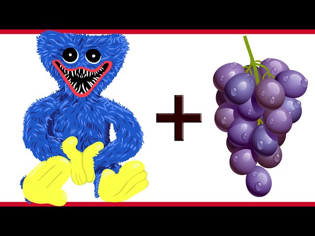 Huggy Wuggy + GRAPE = ? | Poppy Playtime Animation meme PART #20