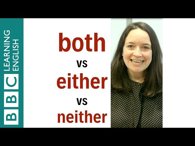 Both vs Either vs Neither - English In A Minute ⏰