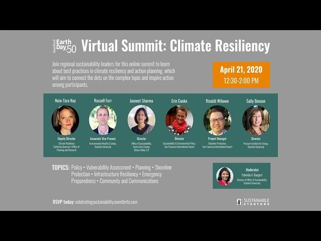 Stanford Earth Day Virtual Summit: Climate Resiliency