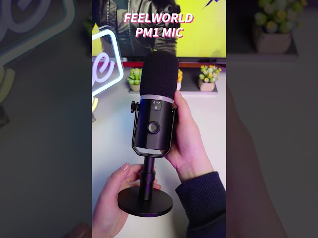 Immersive experience of FEELWORLD PM1 dynamic mic sound quality. Do you like it? #cozygamer #gamer