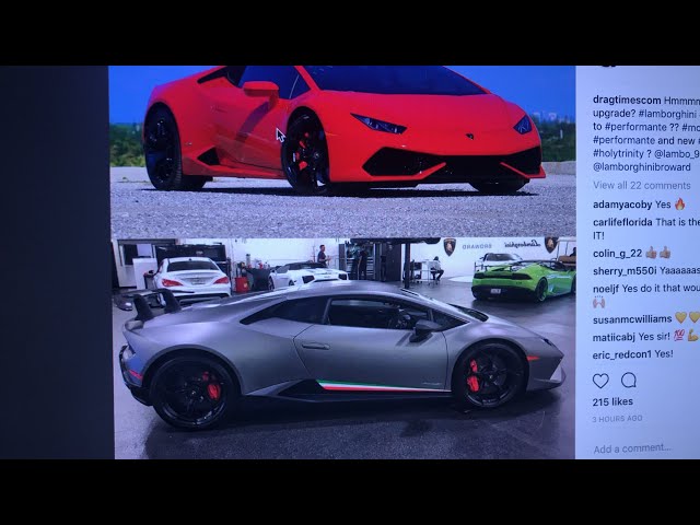 Buying a Performante? Live stream....