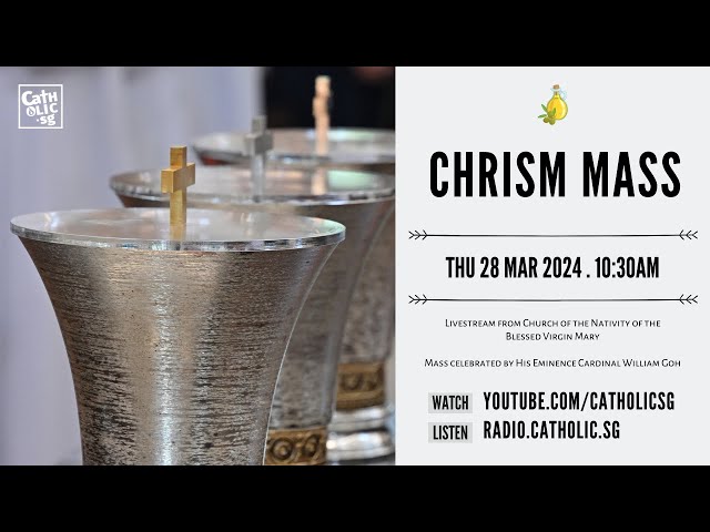 Chrism Mass 2024 – Catholic Mass Today Live Online