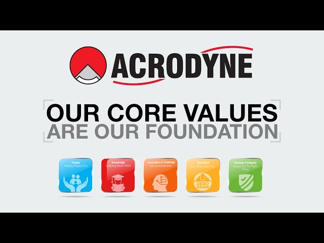 Acrodyne - Our core values are our foundation