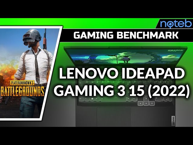 Lenovo Ideapad Gaming 3 15IAH7 - PUBG [ i5-12450H | RTX 3050 ]