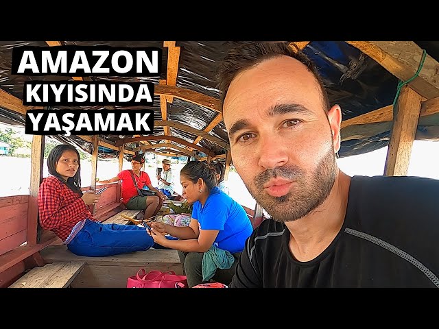 Village Life in the Amazon River ~ CROCODILE for Breakfast 🇵🇪