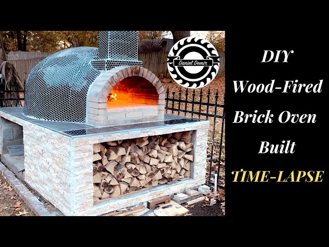 The Best Pizza Oven Video on YouTube Time Lapse / Start to Finish/ How to build a brick oven? Pompei