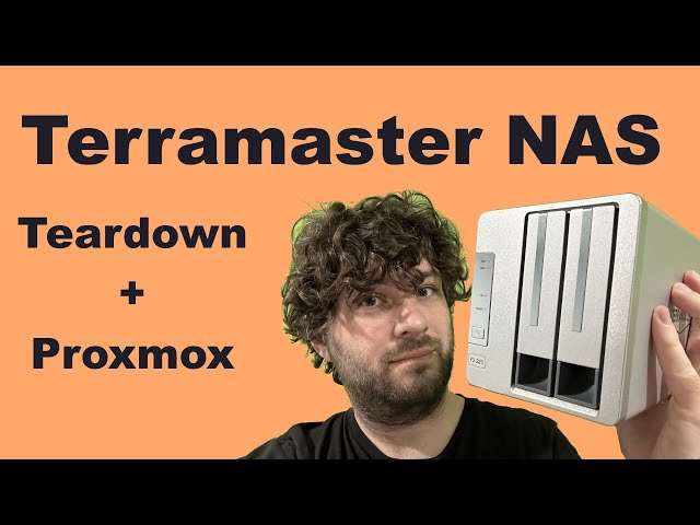 Terramaster NAS as low-cost Proxmox node? TEARDOWN and SW Install!