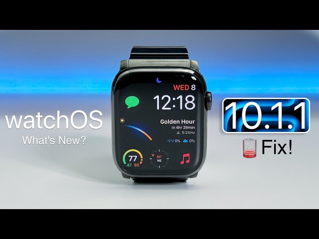 watchOS 10.1.1 is Out! - Fixed!
