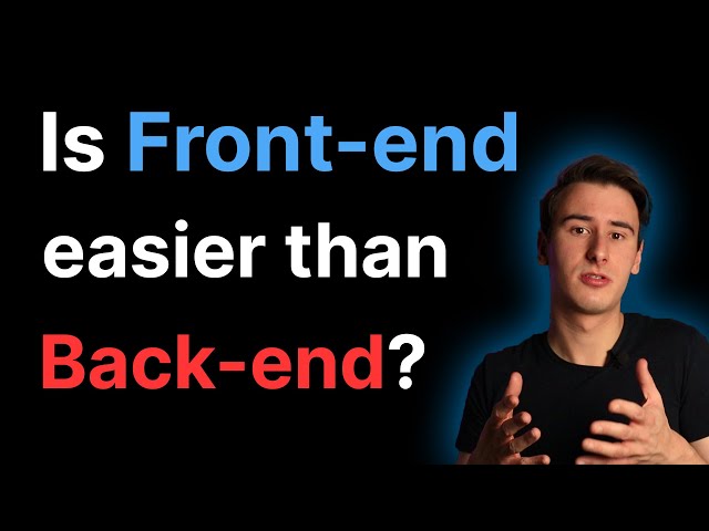 Is Front-end easier than Back-end?