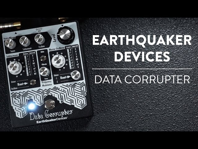 EarthQuaker Devices Data Corrupter Monophonic Harmonizing PLL (Phase-Locked Loop) Demo