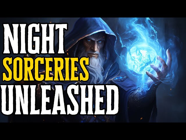 NEW Night Sorceries MASSIVE DAMAGE Build Elden Ring Patch 1.10