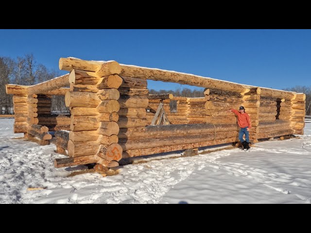 1 Year of Building My Log Home / 1561sqft Build By Rookie Builder