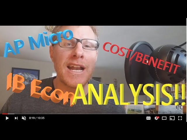 Cost/Benefit Decision Making in Economics - an Introduction