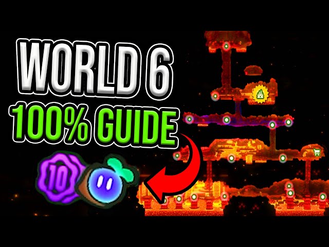 Super Mario Bros. Wonder 100% Full Guide - All Secret Exits, Wonder Seeds, & Purple Coins in World 6