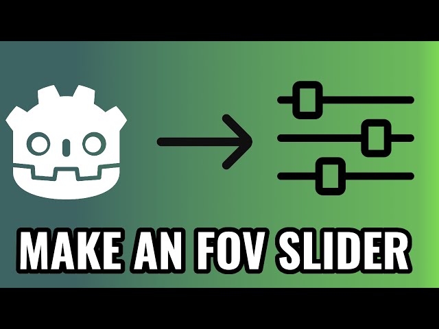 How to make an FOV slider in Godot 4!