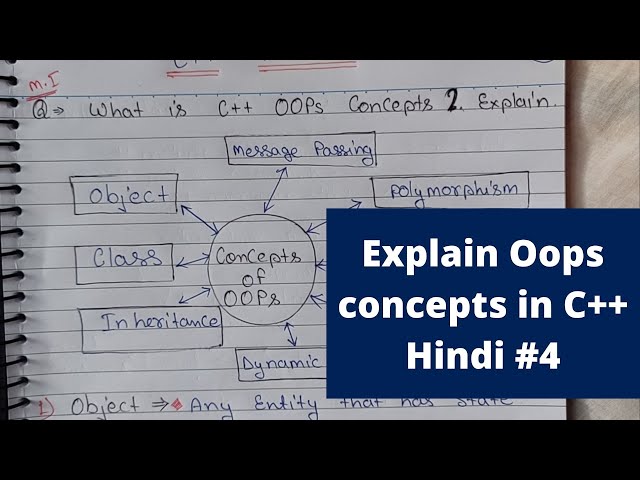 Explain Oops concepts in C++ in Hindi | C++ Programming Tutorial - 5
