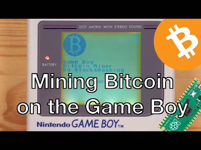 Mining Bitcoin on the Game Boy