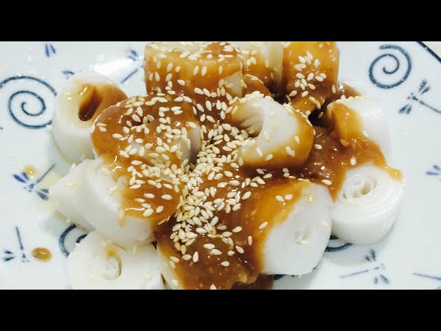 Chee Cheong Fun With Thick Sweet Sauce | Steamed Rice Noodle Roll | Street Food