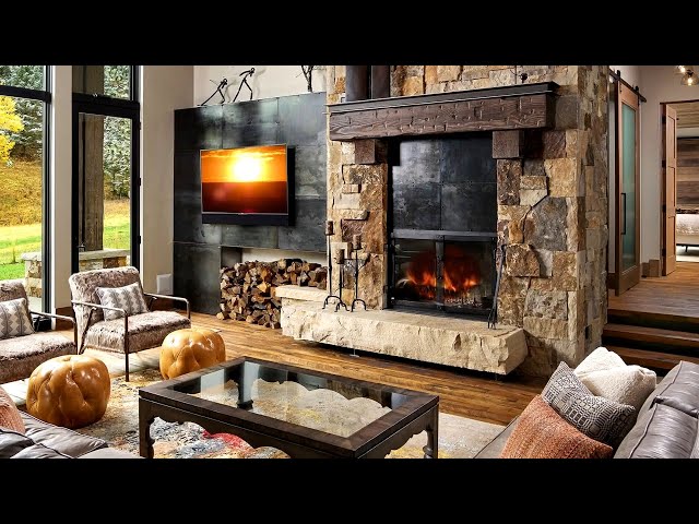 41 Rustic Living Room Ideas #2