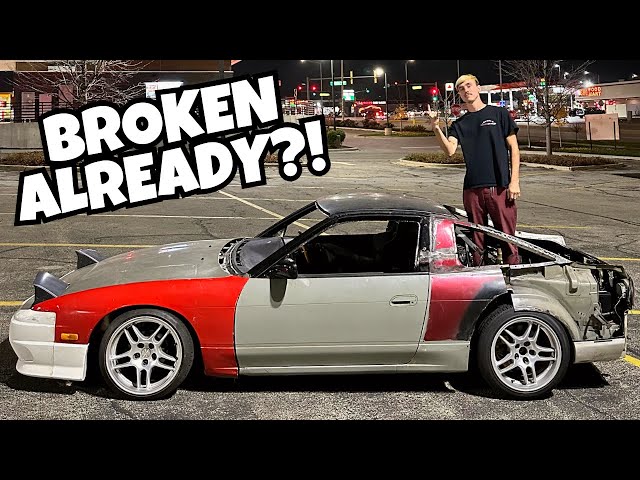 Test drive GONE WRONG: Restored 240sx