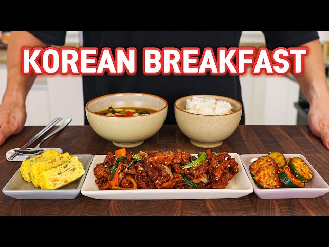 How a Korean Chef Makes Breakfast For His Wife!
