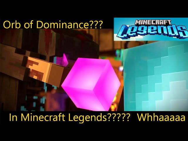 The Orb Of Dominance Is In MINECRAFT LEGENDS!??!?! ep1