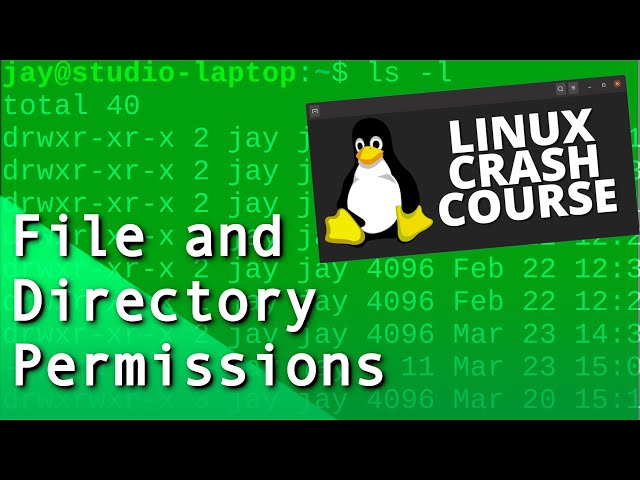 Linux Crash Course - Understanding File & Directory Permissions