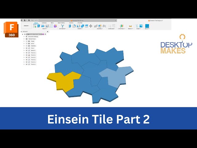 Fusion 360 Joints with the Einstein Tile