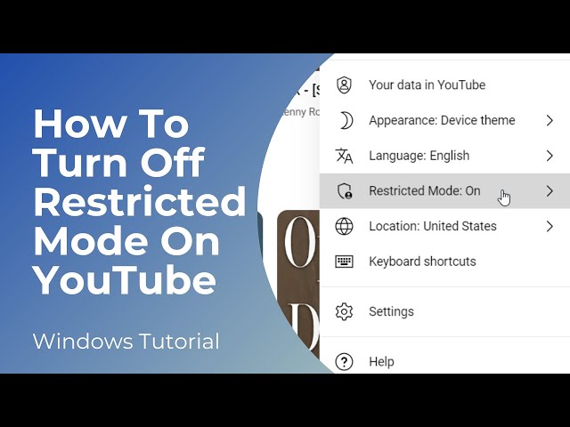 How To Turn Off Restricted Mode On YouTube (PC) | Disable Restricted Mode