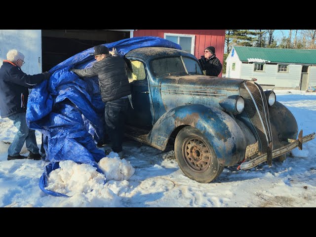 Best barn find ever!!! 1936 Hudson Terraplane – parked for 60 years 🤯