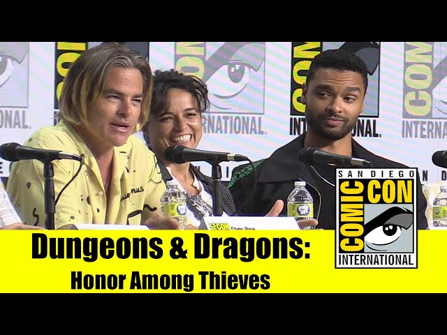 DUNGEONS & DRAGONS MOVIE | Comic Con 2022 Panel (Chris Pine, Regé-Jean Page, Michelle Rodriguez)