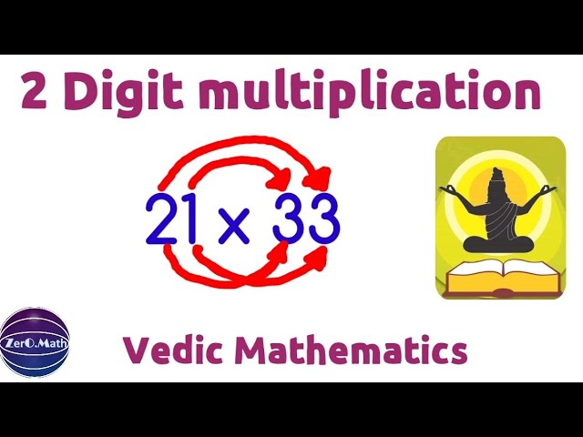 how to multiply | 2 digit multiplication | Vedic maths | Zero Math