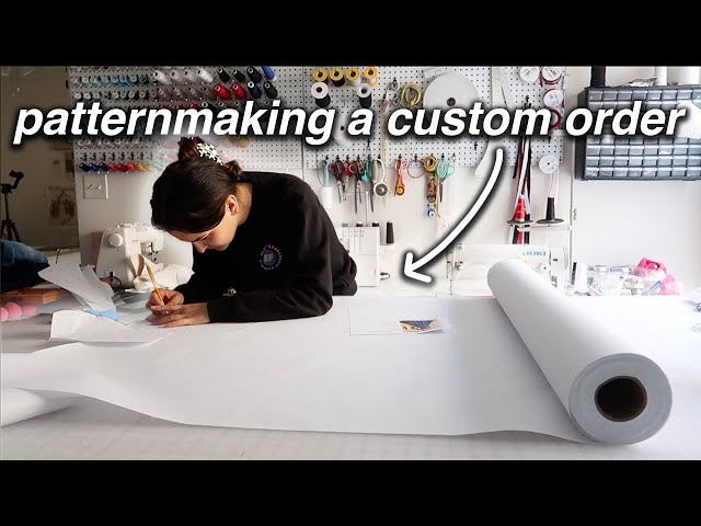 patternmaking custom orders! | VLOGMAS 2023