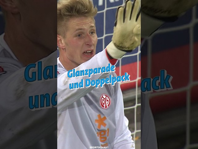 Lieblingsgegner FC Augsburg - Sebastian Polter mit Glanzparade und Doppelpack l Sportschau #shorts