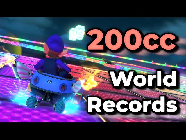 Mario Kart 8 Deluxe 200cc Base Game World Records!