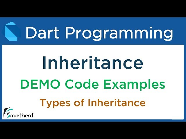 Dart Inheritance Demo. Object Oriented Dart. Dart for Flutter Tutorial #9.3