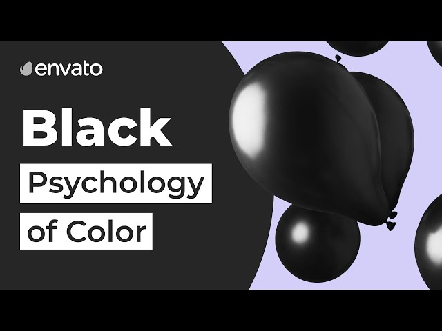 Black is the absence of light #envatoelements Color Psychology