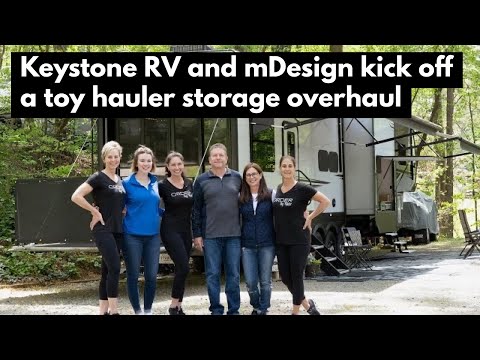 Keystone RV & Mdesign reorganize our toyhauler